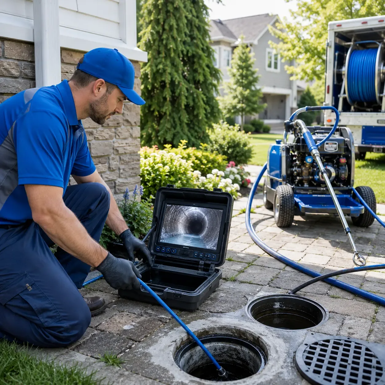 Outdoor drain cleaning professionals serving Buckland, OH