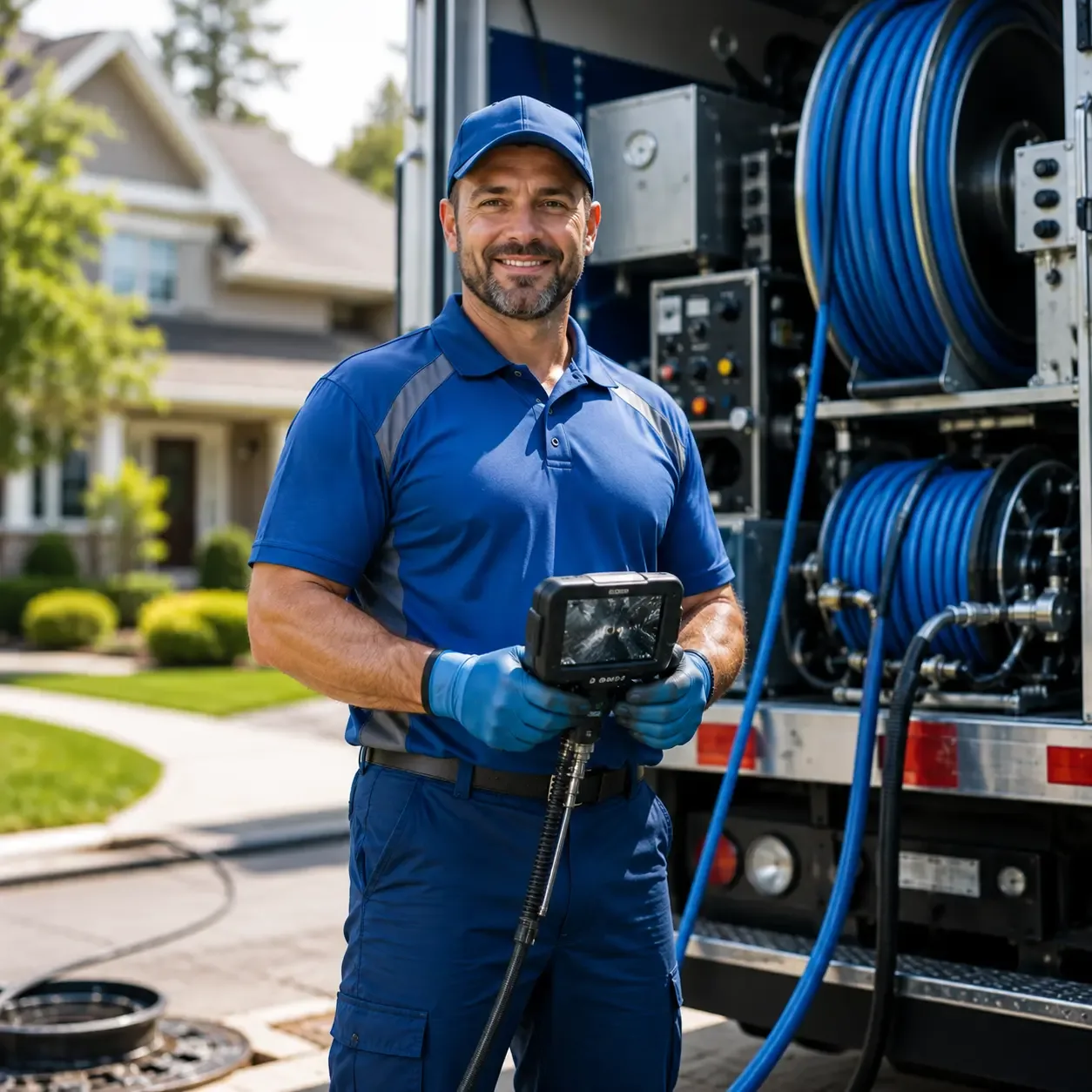 Local outdoor drain cleaning specialists in Buckland, OH